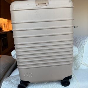 BEIS Cream Rolling Luggage